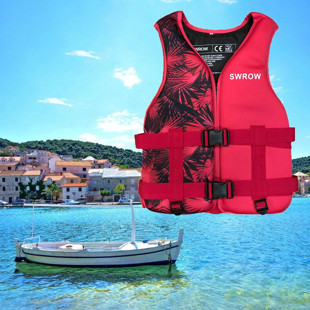 Neoprene Life Jacket for Adult Children New Water Sport Buoyancy Jacket Life Vest Swimming Boating Skiing Driving Vest Drifting - Image 6